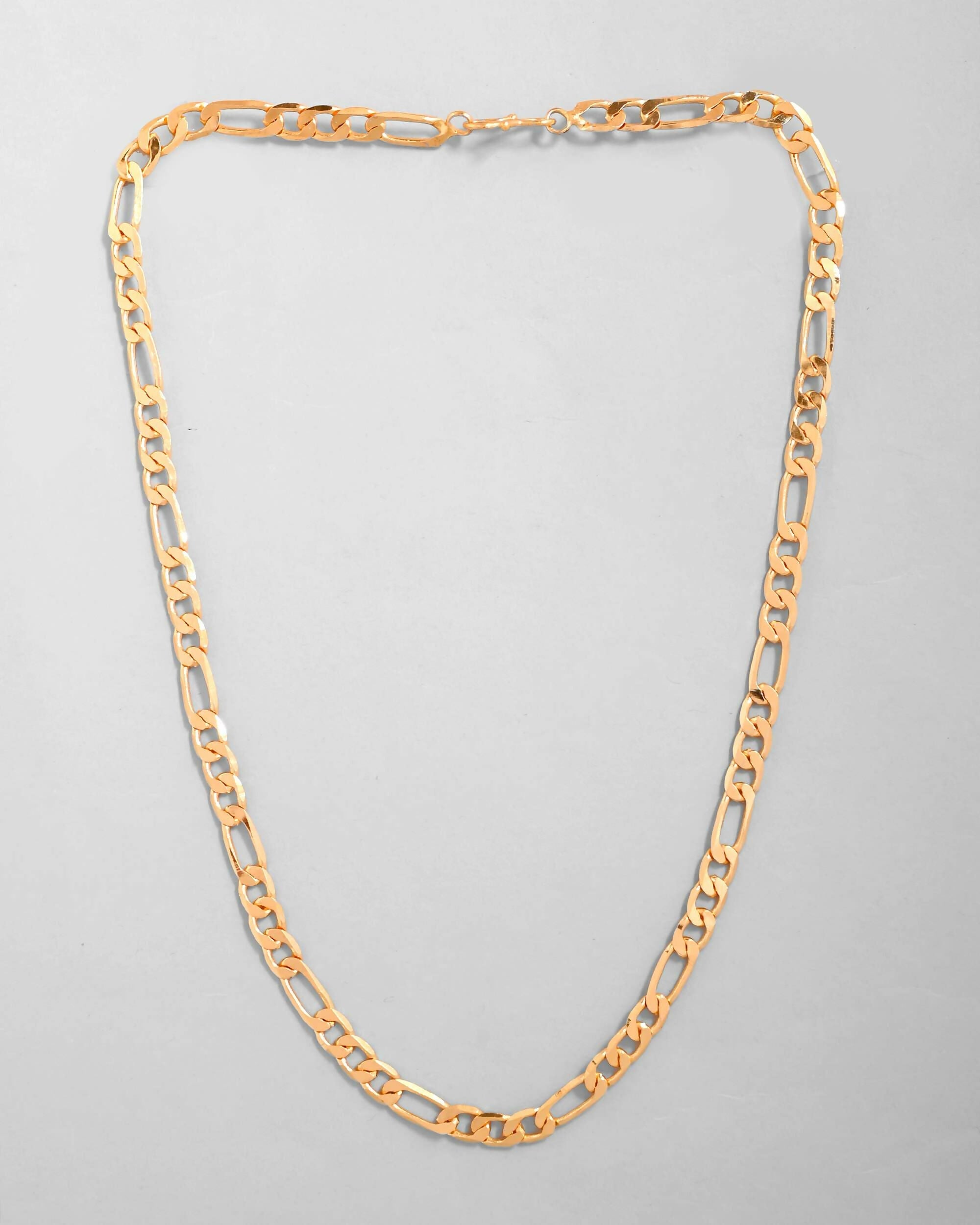VOJ Gold-Polished Designer Chain For Men