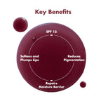 Conscious Chemist Peptide Lip Balm, Lush Lips with SPF15 - Raspberry Gummy