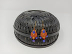 Terracotta Boho Style Hangings-Golden Red And Blue
