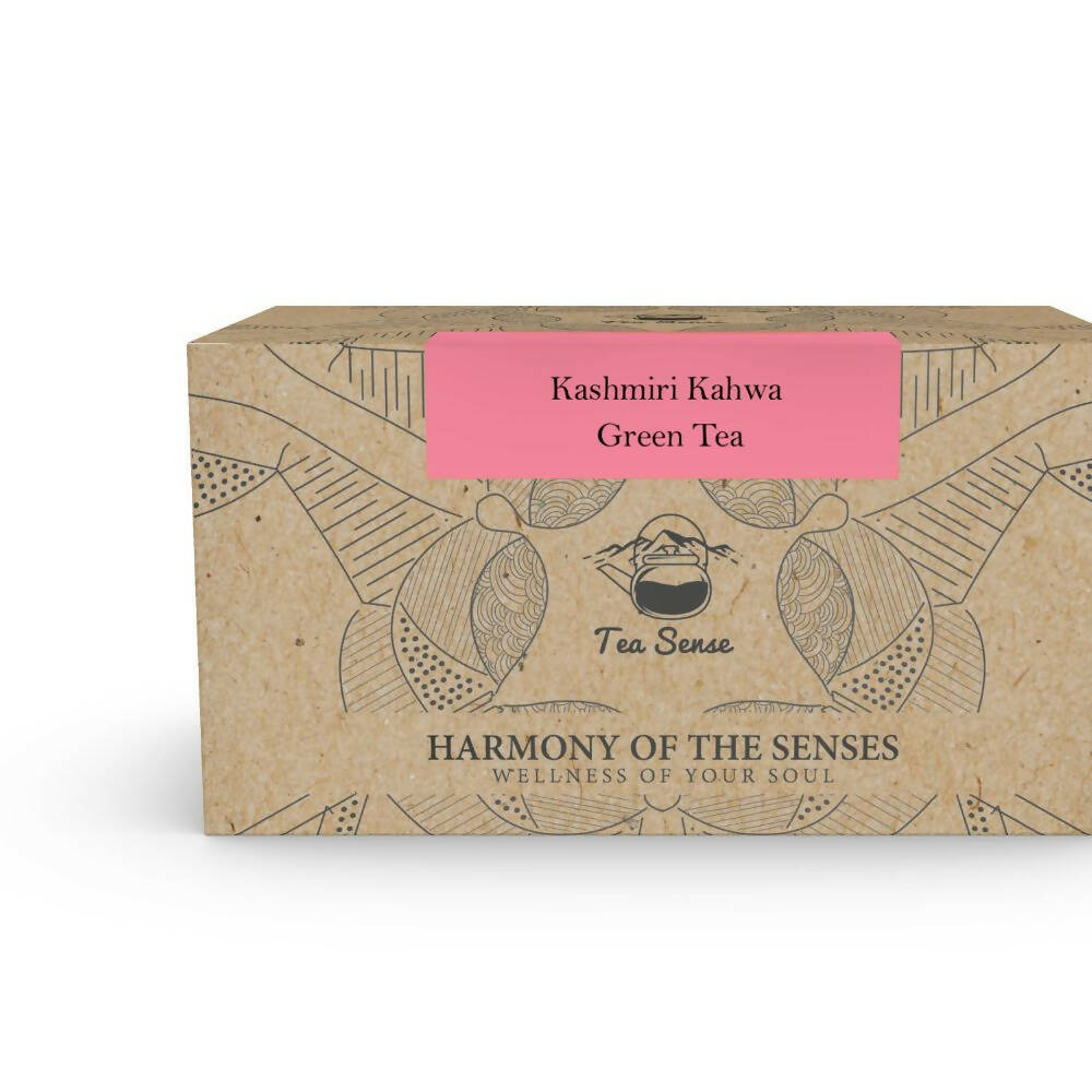 Tea Sense Kashmiri Kahwa Detox Green Tea Bags Box - Distacart