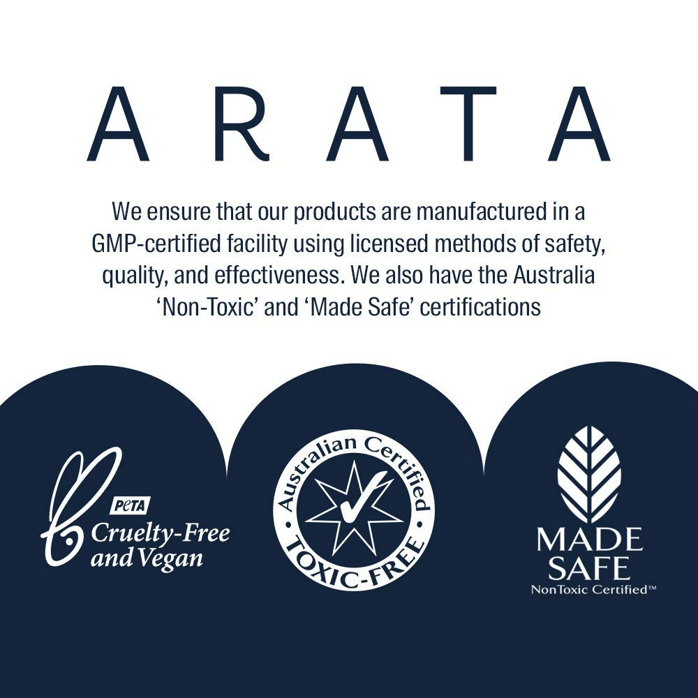 Arata Natural Oil Control Shower Power Set For Women & Men