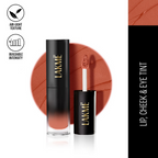 Lakme Xtraordin-Airy One-And-Done Lip, Eye & Cheek Tint - Apricot Crush