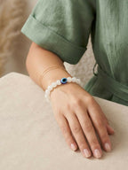 NVR White Crystal Evil Eye Bracelet for Men & Women - Distacart