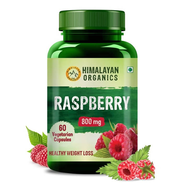 Himalayan Organics Raspberry 800 mg Vegetarian Capsules