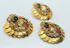 Multicolor Temple Pendant Set