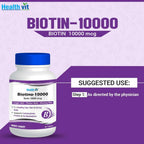 Healthvit Biotino-10000 Tablets - Distacart