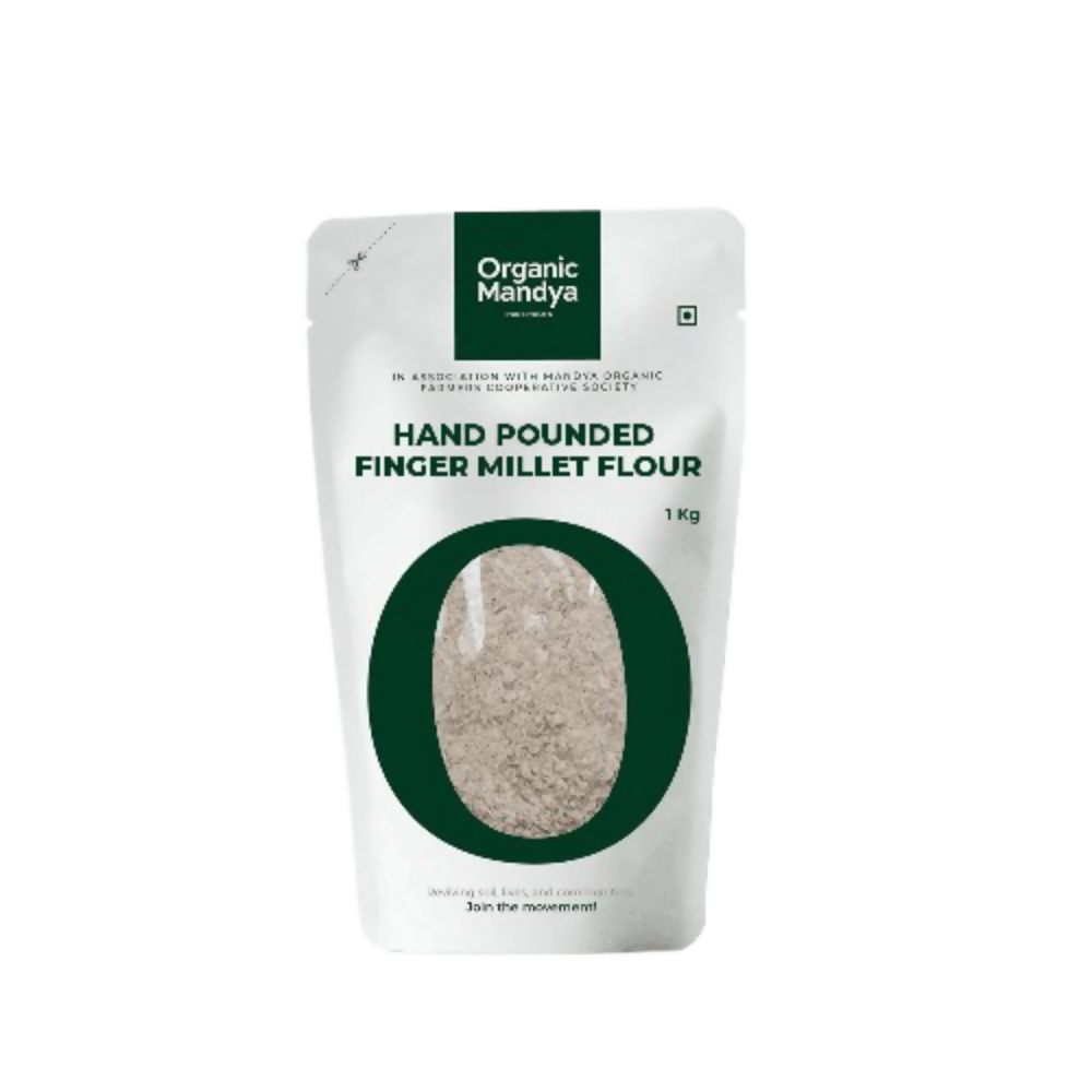 Organic Mandya Hand Pounded Finger Millet/Ragi Flour