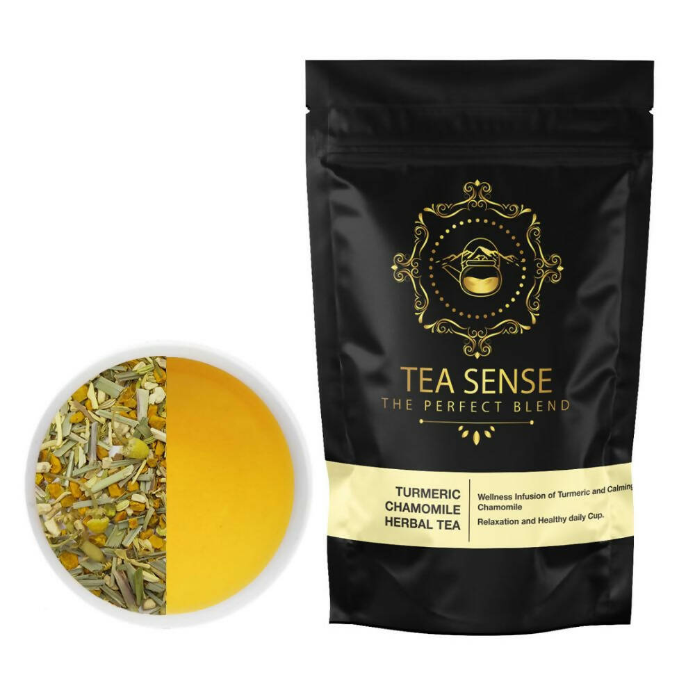 Tea Sense Turmeric Chamomile Tea - Distacart