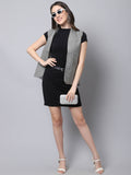 Even Apparels Grey Pure Wool Open Front Women's Waistcoat - Distacart