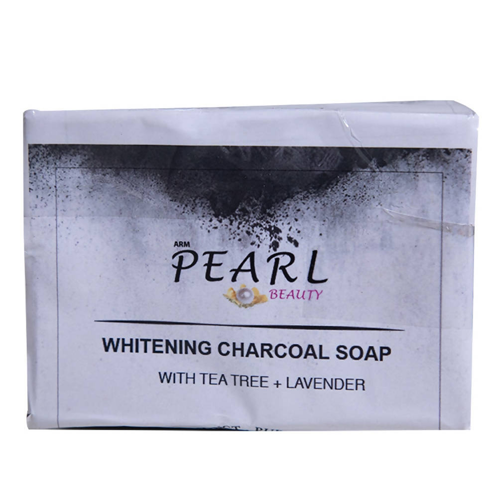 ARM Pearl Beauty Beauty Whitening Soap with Charcoal With Tea Tree + Lavender