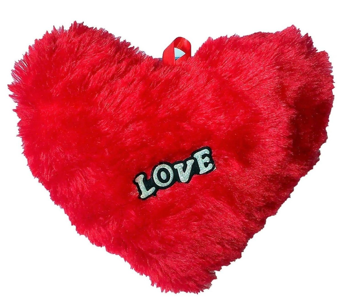 Anupam Enterprises Plush Heart Shaped Soft Stuffed Love Throw Cushion Pillows Red Color