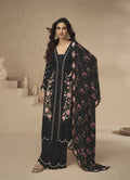 Anaita Black Chinon Readymade Suit with Embroidery Sequence Work - Distacart