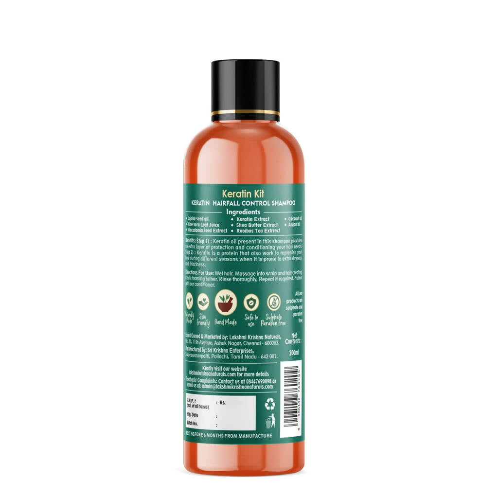 Lakshmi Krishna Naturals Keratin Hair fall Control Shampoo