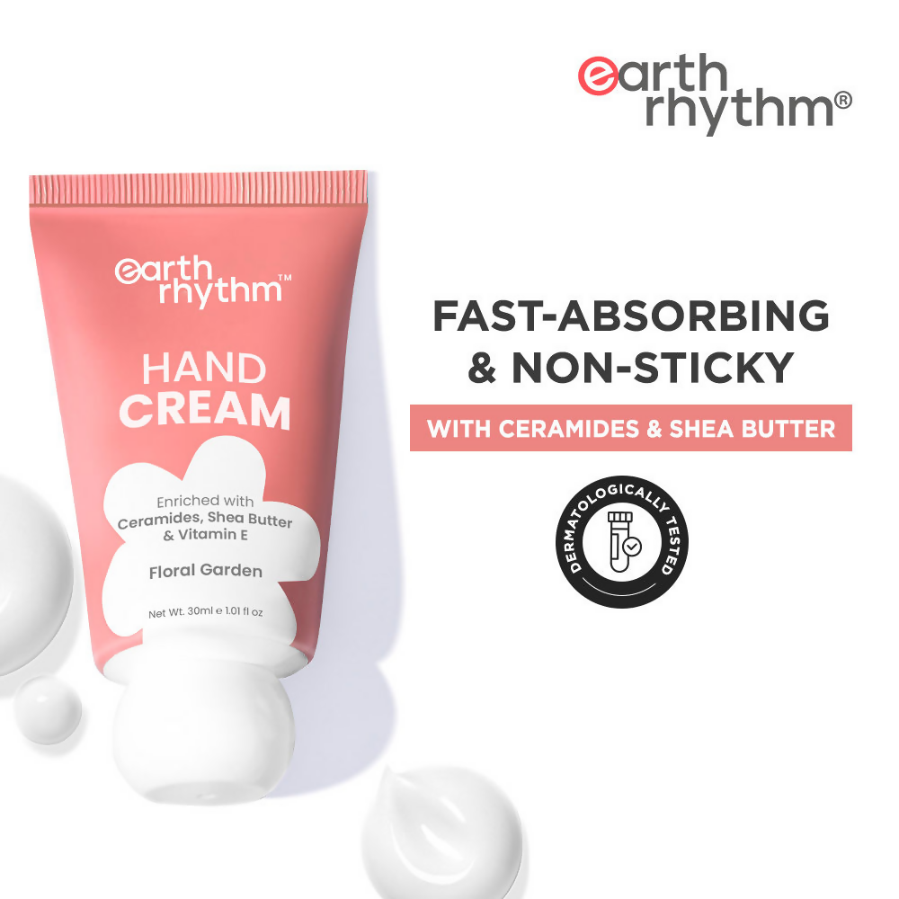 Earth Rhythm Floral Garden Hand Cream Enriched with Ceramide
