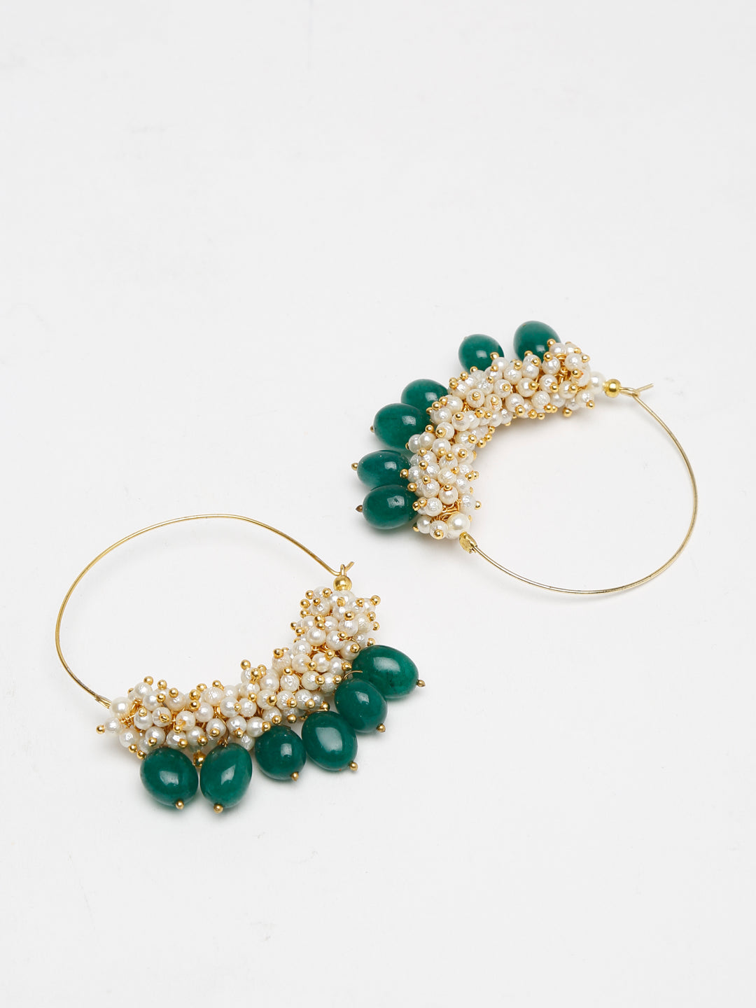 Pearl & Emerald Loops - Ruby Raang - Distacart