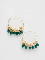 Pearl & Emerald Loops - Ruby Raang - Distacart