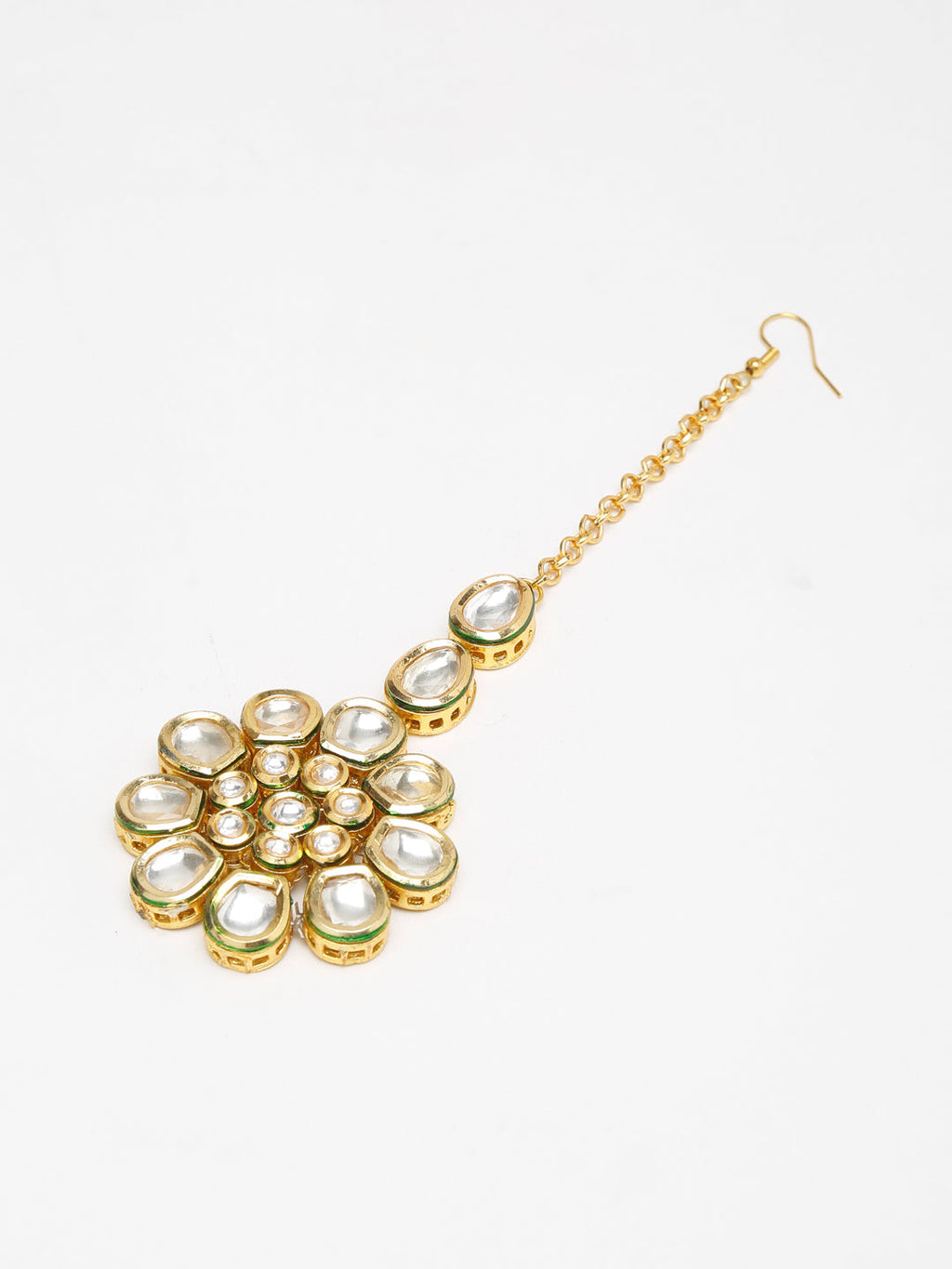 Kundan Maang Tikka - Ruby Raang - Distacart