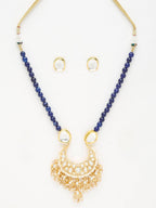 Stone Kundan Neckpiece With Studs - Ruby Raang - Distacart