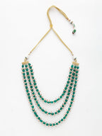 Long Stone Layered Neckpiece - Ruby Raang - Distacart