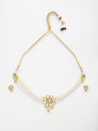 Kundan Choker With Pearls, Earrings - Ruby Raang - Distacart