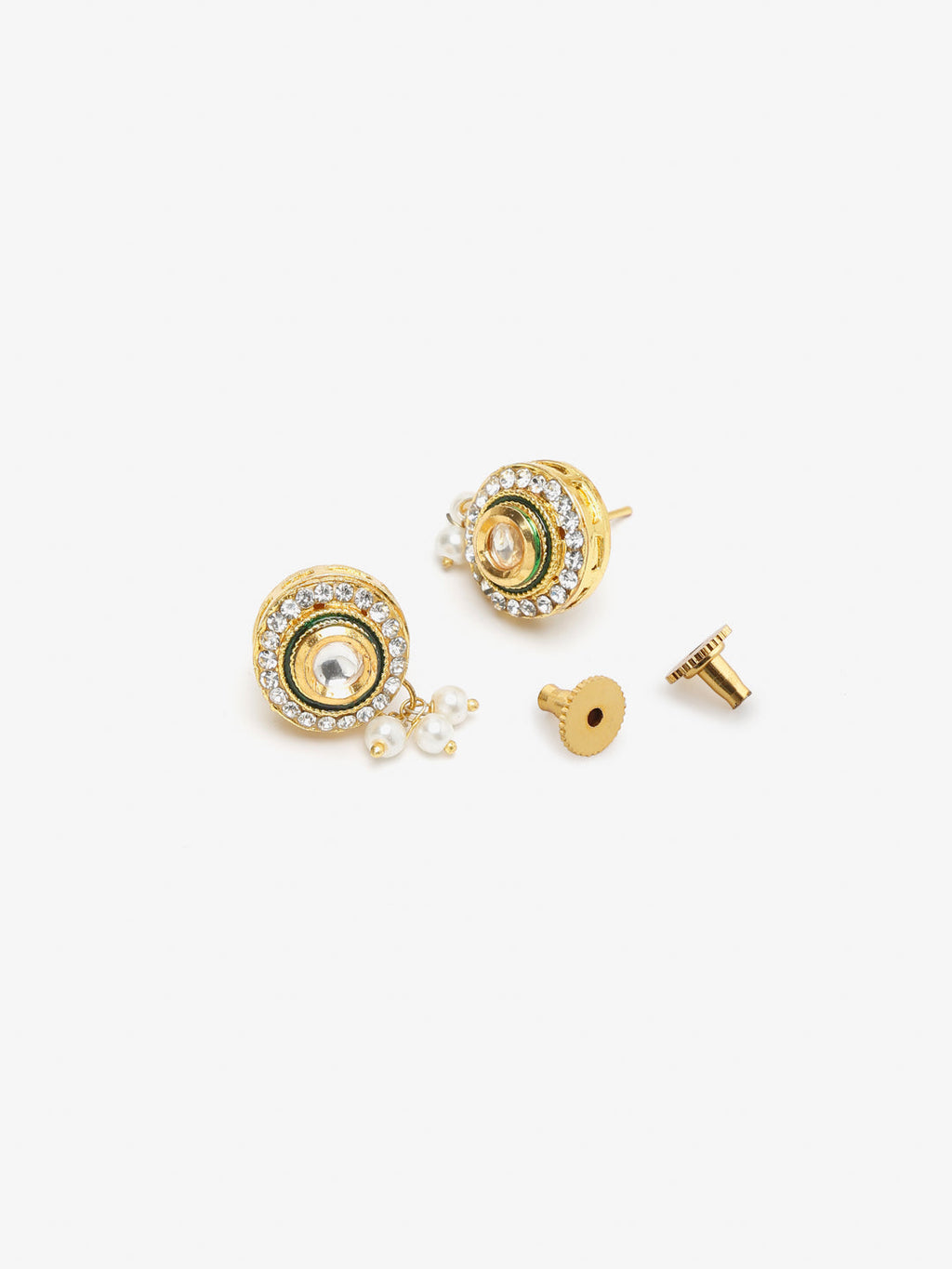 Kundan Choker With Pearls, Earrings - Ruby Raang - Distacart