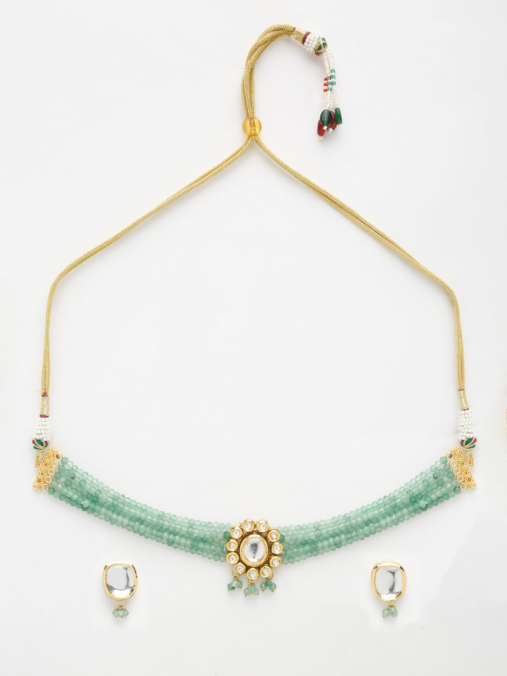 Kundan Choker With Studs - Ruby Raang - Distacart