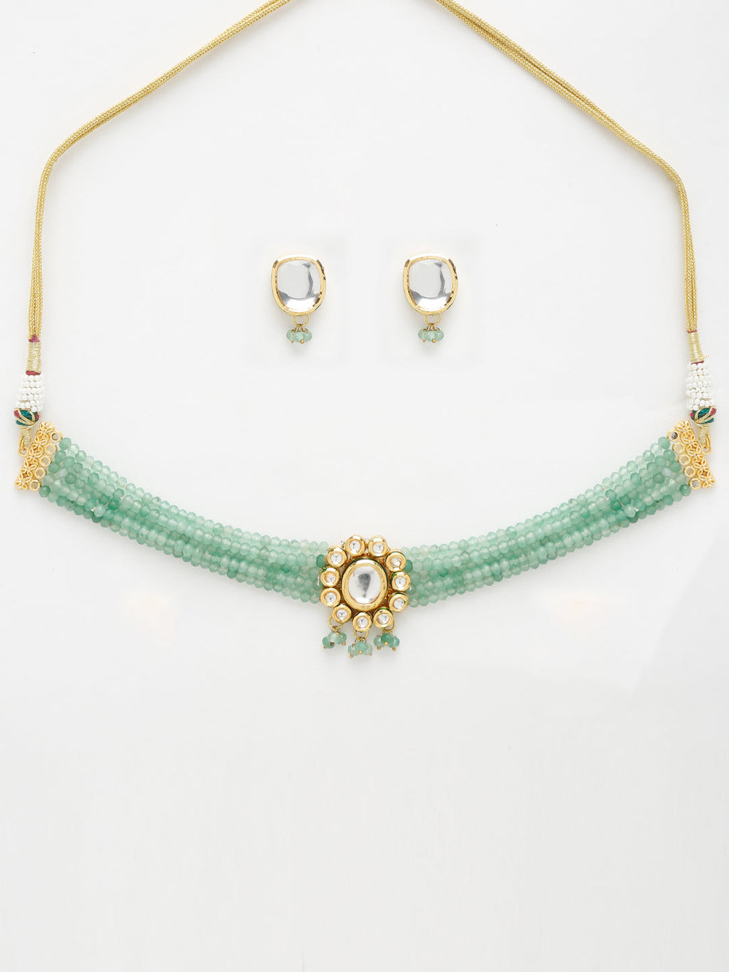 Kundan Choker With Studs - Ruby Raang - Distacart