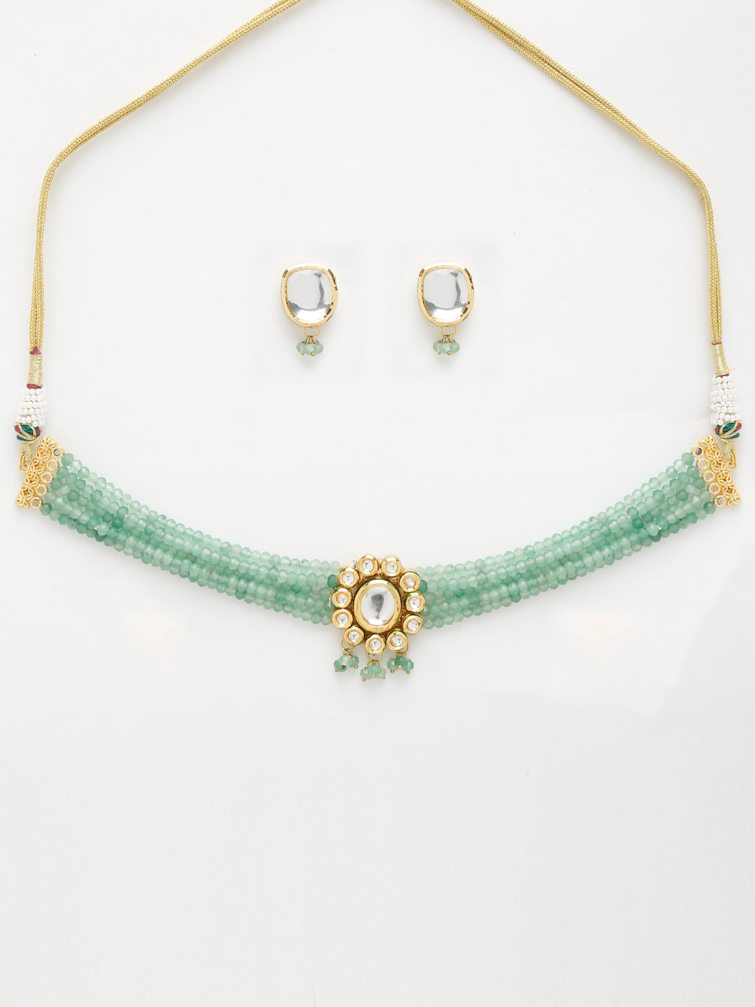 Kundan Choker With Studs - Ruby Raang - Distacart