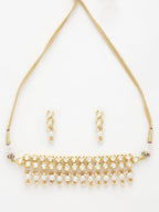 Kundan Choker With Earrings - Ruby Raang - Distacart
