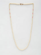 Stone And Gold Plated Mask Chain - Ruby Raang - Distacart