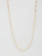 Stone And Gold Plated Mask Chain - Ruby Raang - Distacart