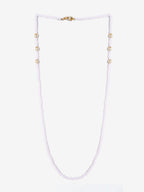 Stone And Gold Plated Mask Chain - Ruby Raang - Distacart