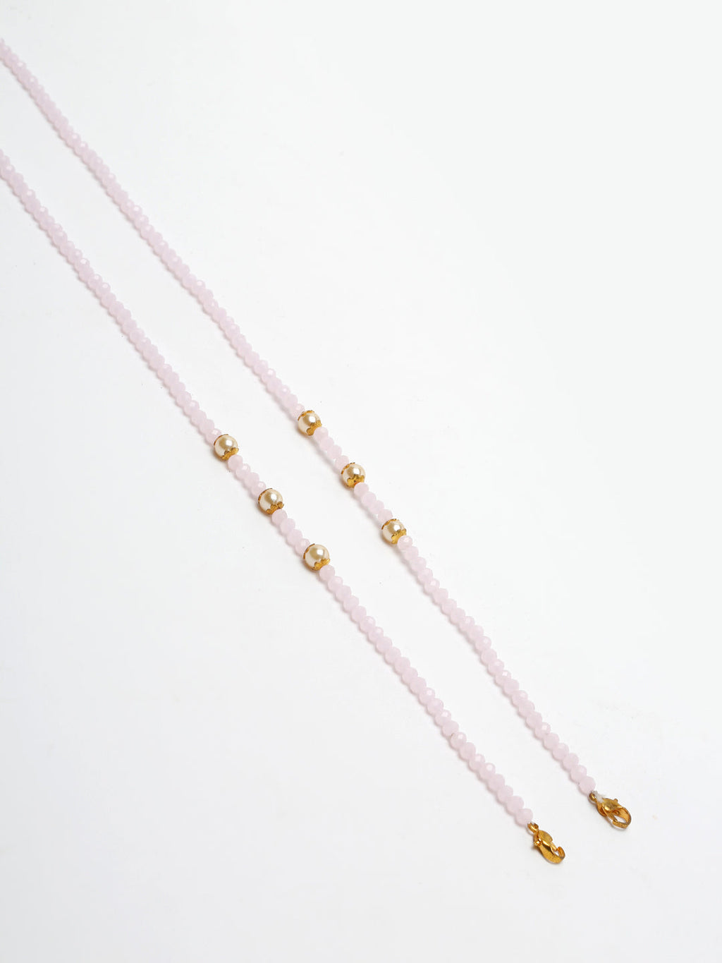 Stone And Gold Plated Mask Chain - Ruby Raang - Distacart
