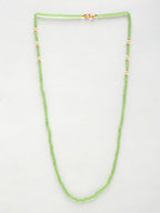 Stone And Gold Plated Mask Chain - Ruby Raang - Distacart