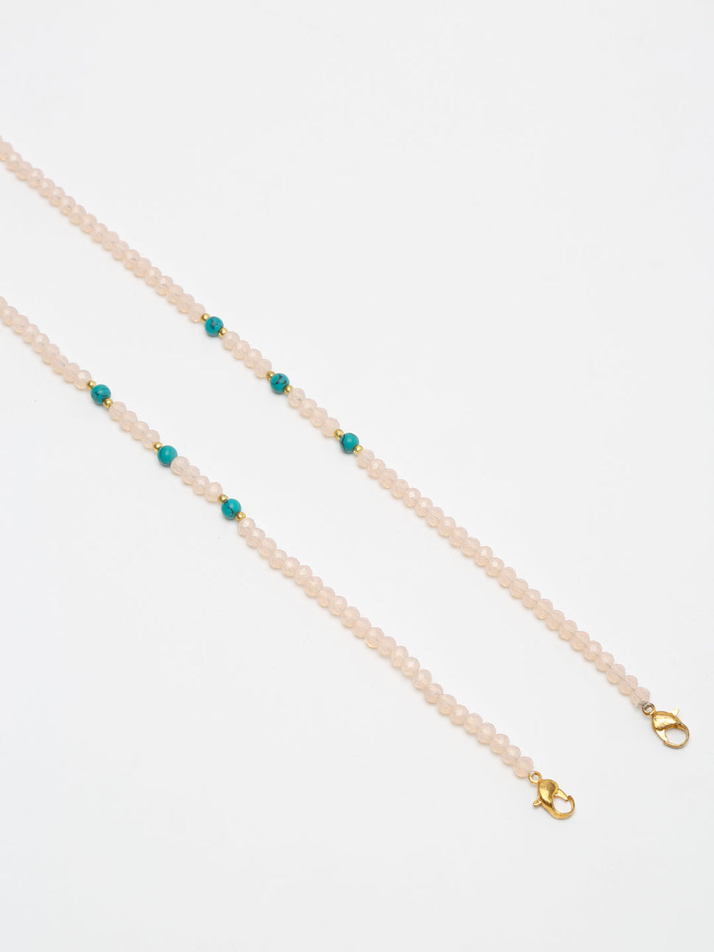 Stone And Gold Plated Mask Chain - Ruby Raang - Distacart