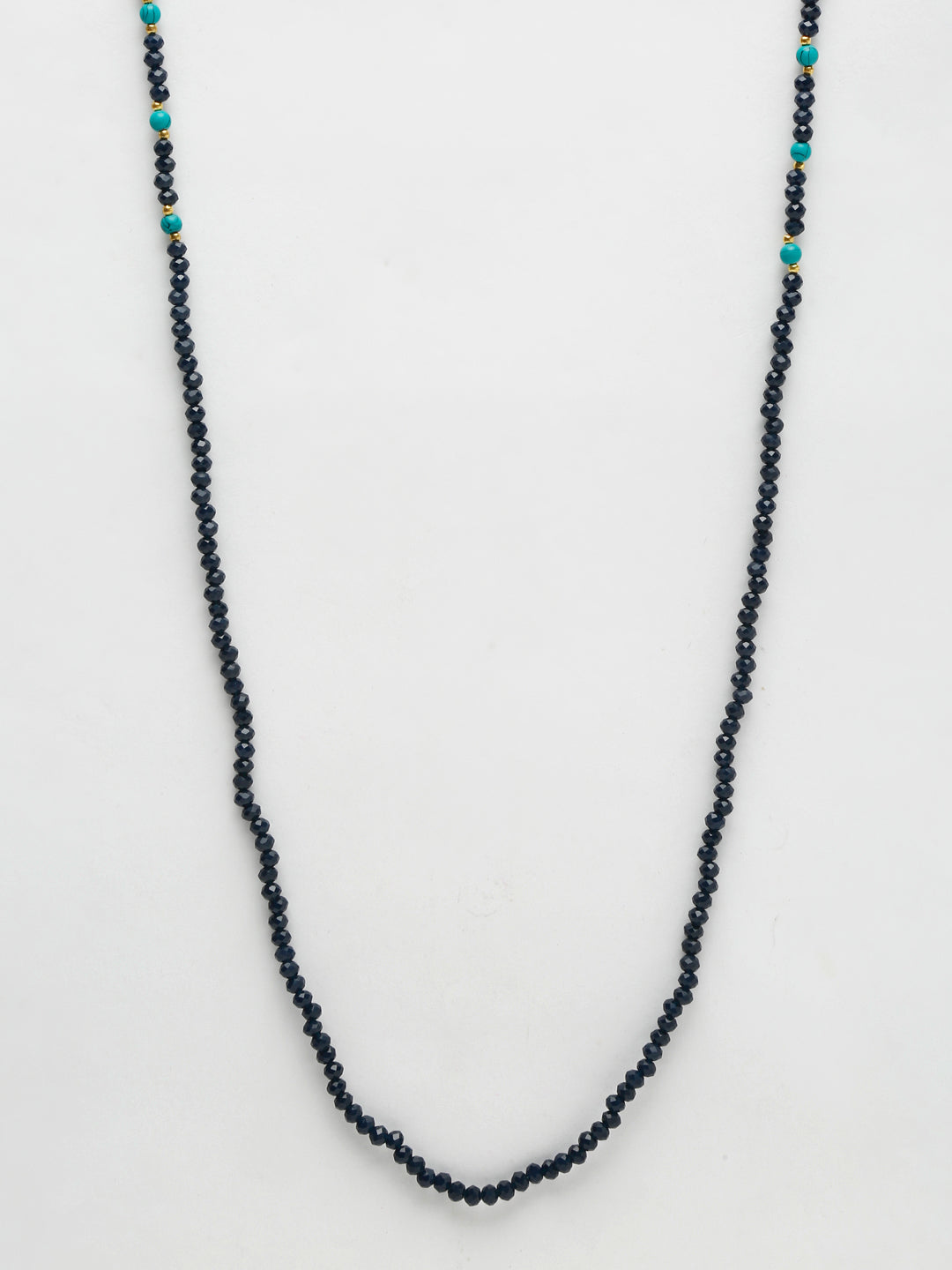 Stone And Gold Plated Mask Chain - Ruby Raang - Distacart