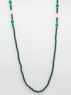 Stone And Gold Plated Mask Chain - Ruby Raang - Distacart