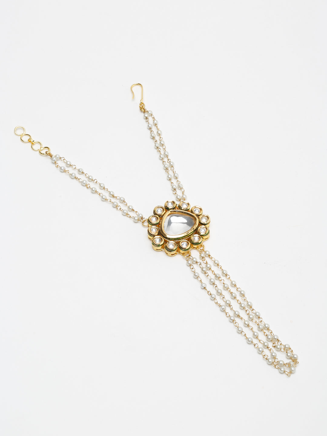 Kundan Bracelet - Ruby Raang - Distacart