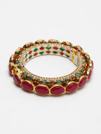Single Multi Embellished Bangle - Ruby Raang - Distacart
