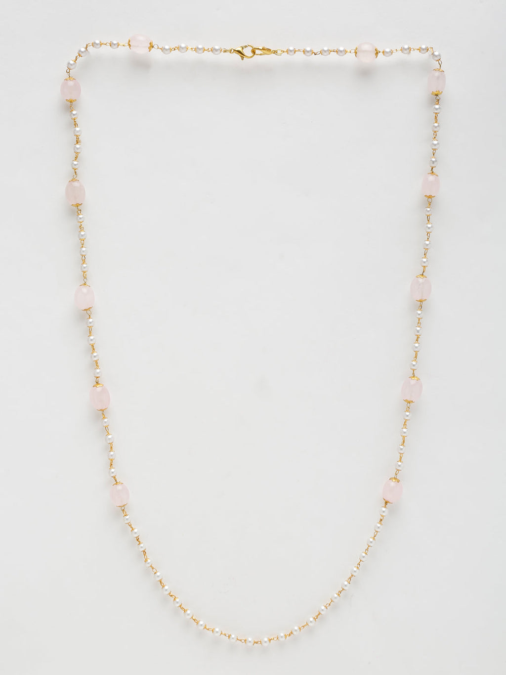 Stone And Gold Plated Mask Chain - Ruby Raang - Distacart