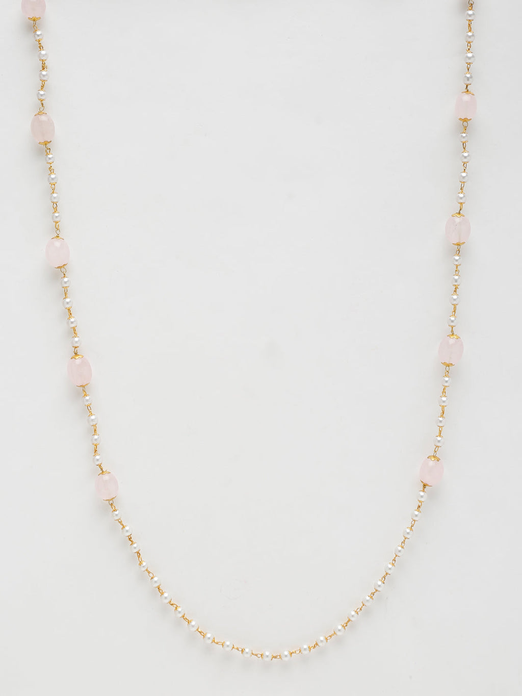 Stone And Gold Plated Mask Chain - Ruby Raang - Distacart