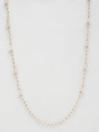 Stone And Gold Plated Mask Chain - Ruby Raang - Distacart