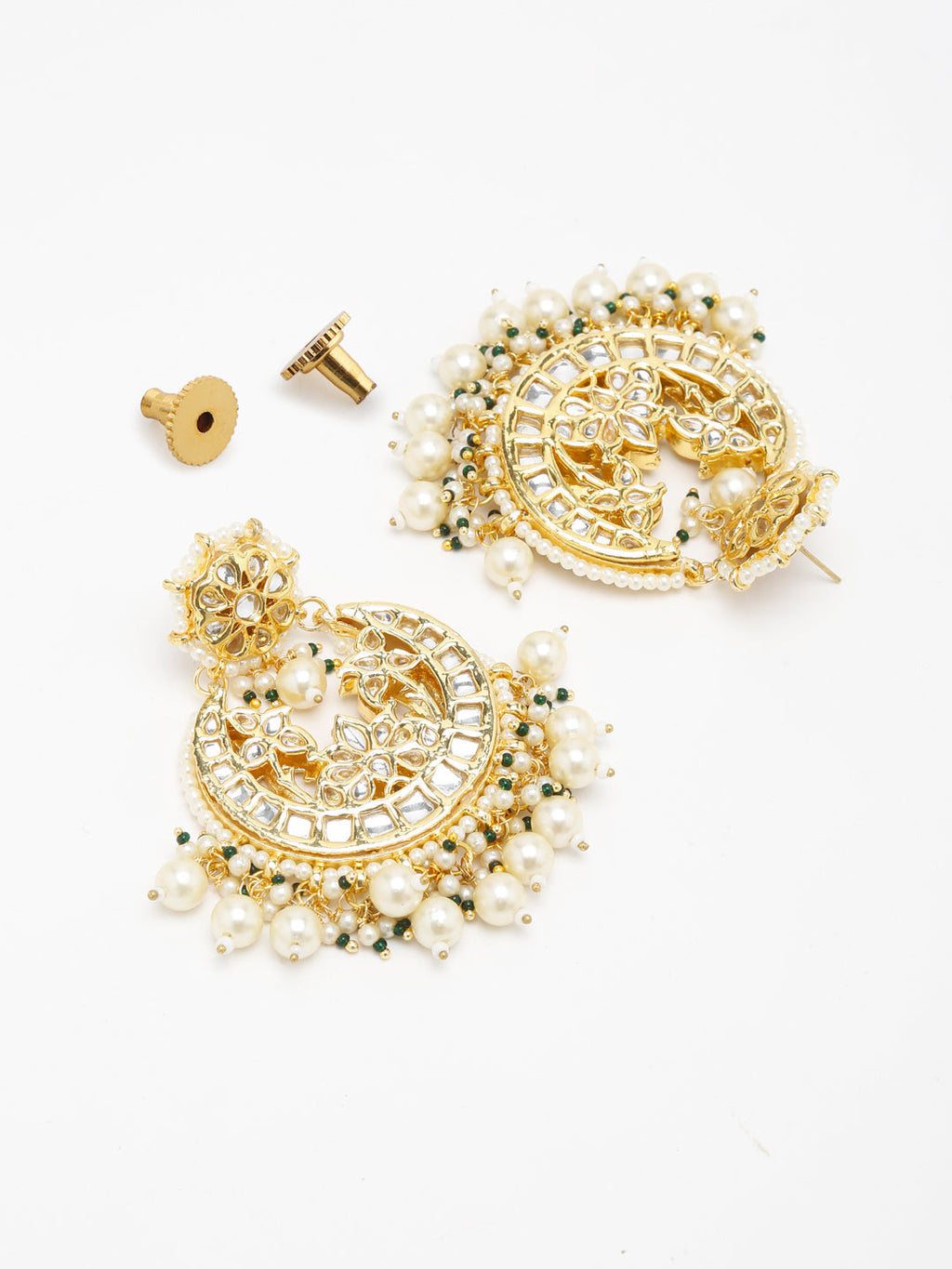 Kundan Earrings - Ruby Raang - Distacart