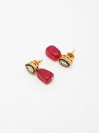 Kundan Studs - Ruby Raang - Distacart