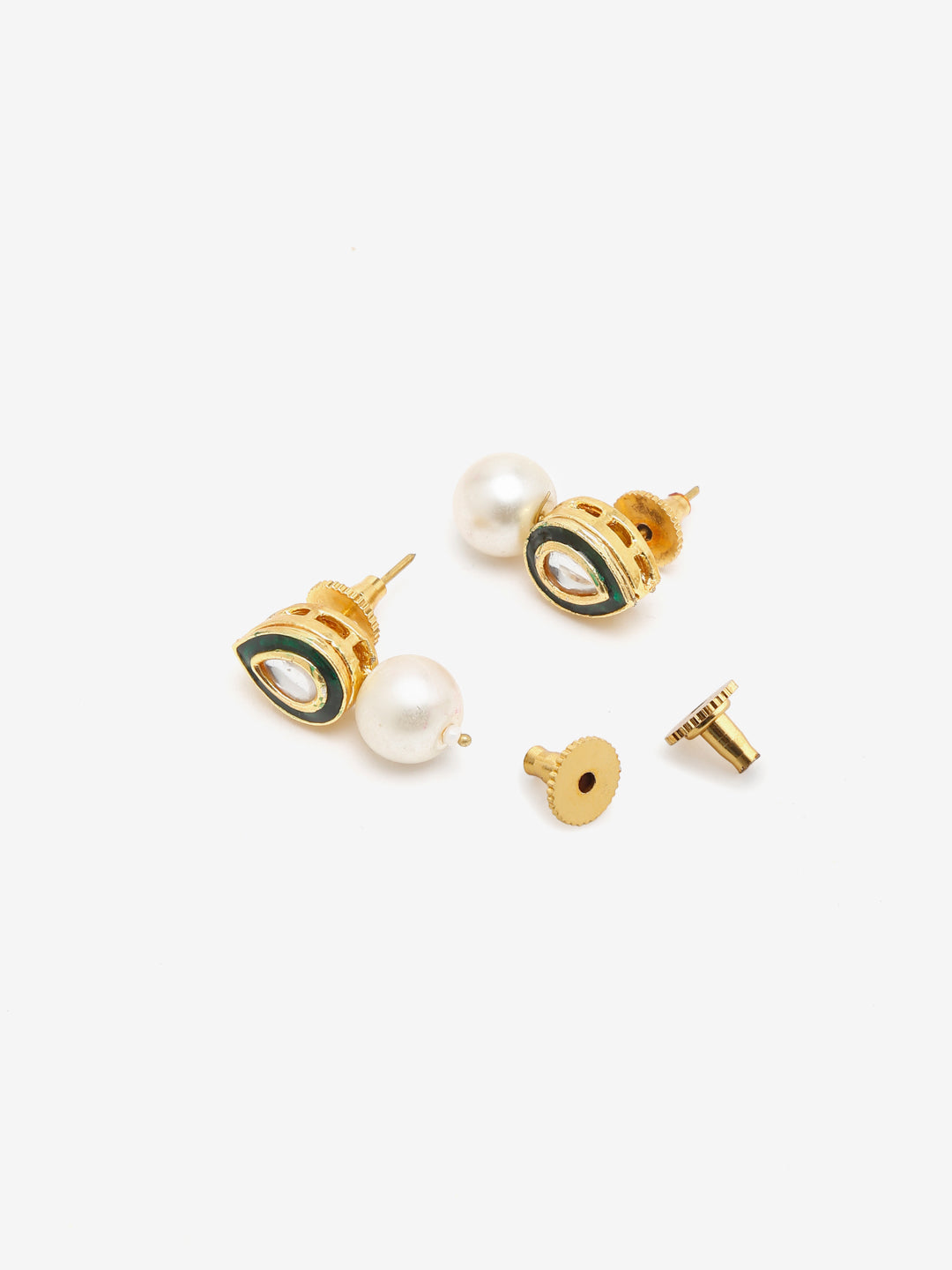 Kundan Studs - Ruby Raang - Distacart
