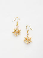Gold Plated Kundan Studs - Ruby Raang - Distacart
