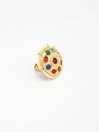 Kundan Ring - Ruby Raang - Distacart