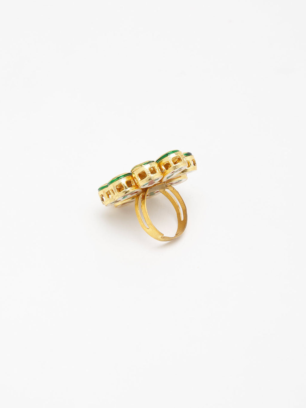 Kundan Ring - Ruby Raang - Distacart