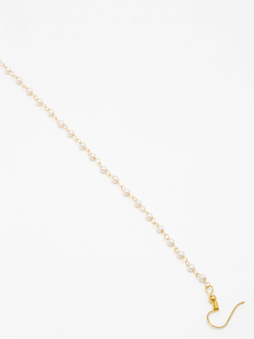 Gold Plated Kundan Nose Ring - Ruby Raang - Distacart