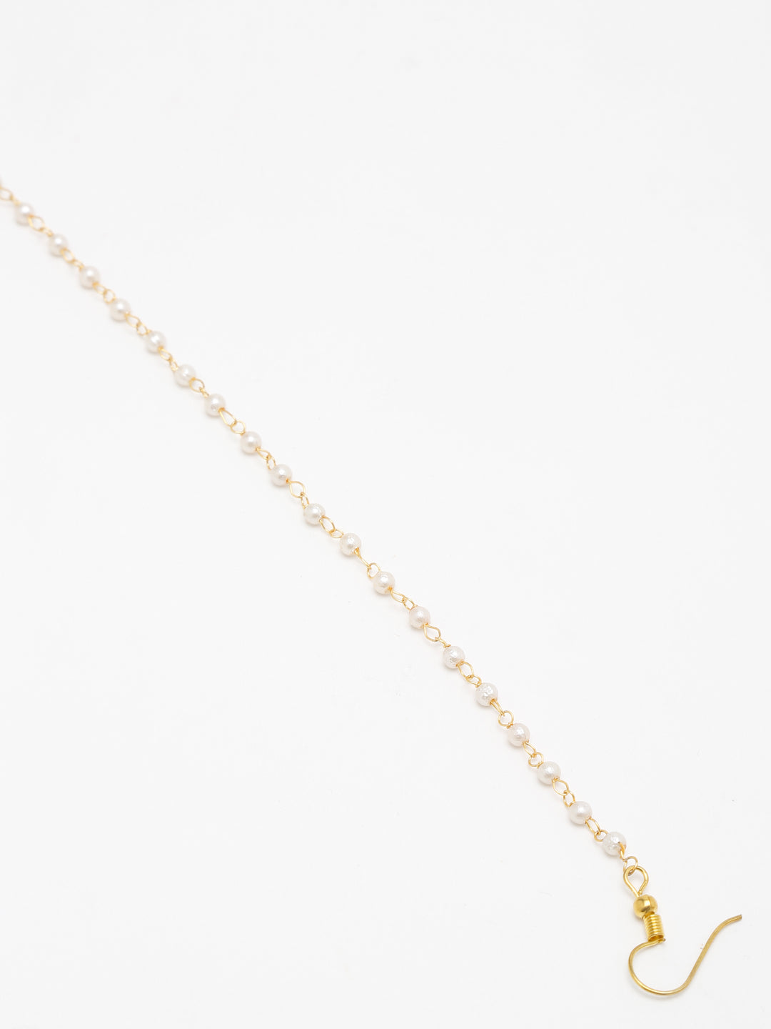 Gold Plated Kundan Nose Ring - Ruby Raang - Distacart